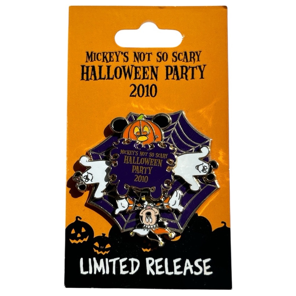 Mickey's Not So Scary Halloween Party '10 Ltd Release Spinner Trading Pin NWT